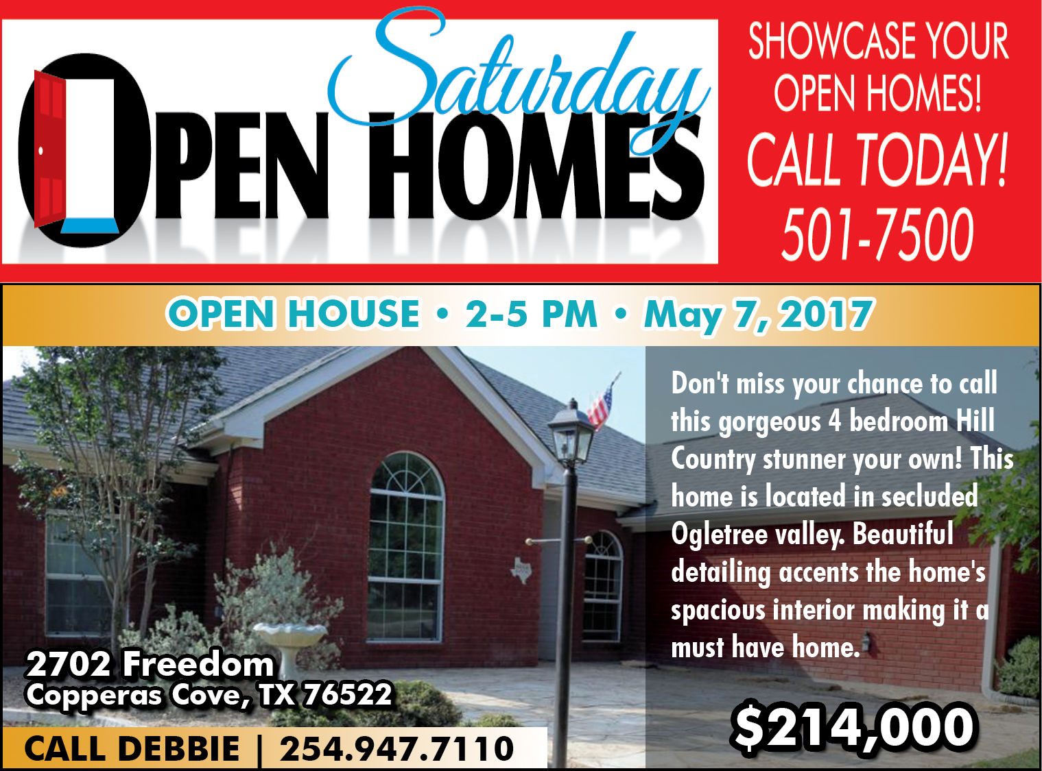 Saturday Open Homes